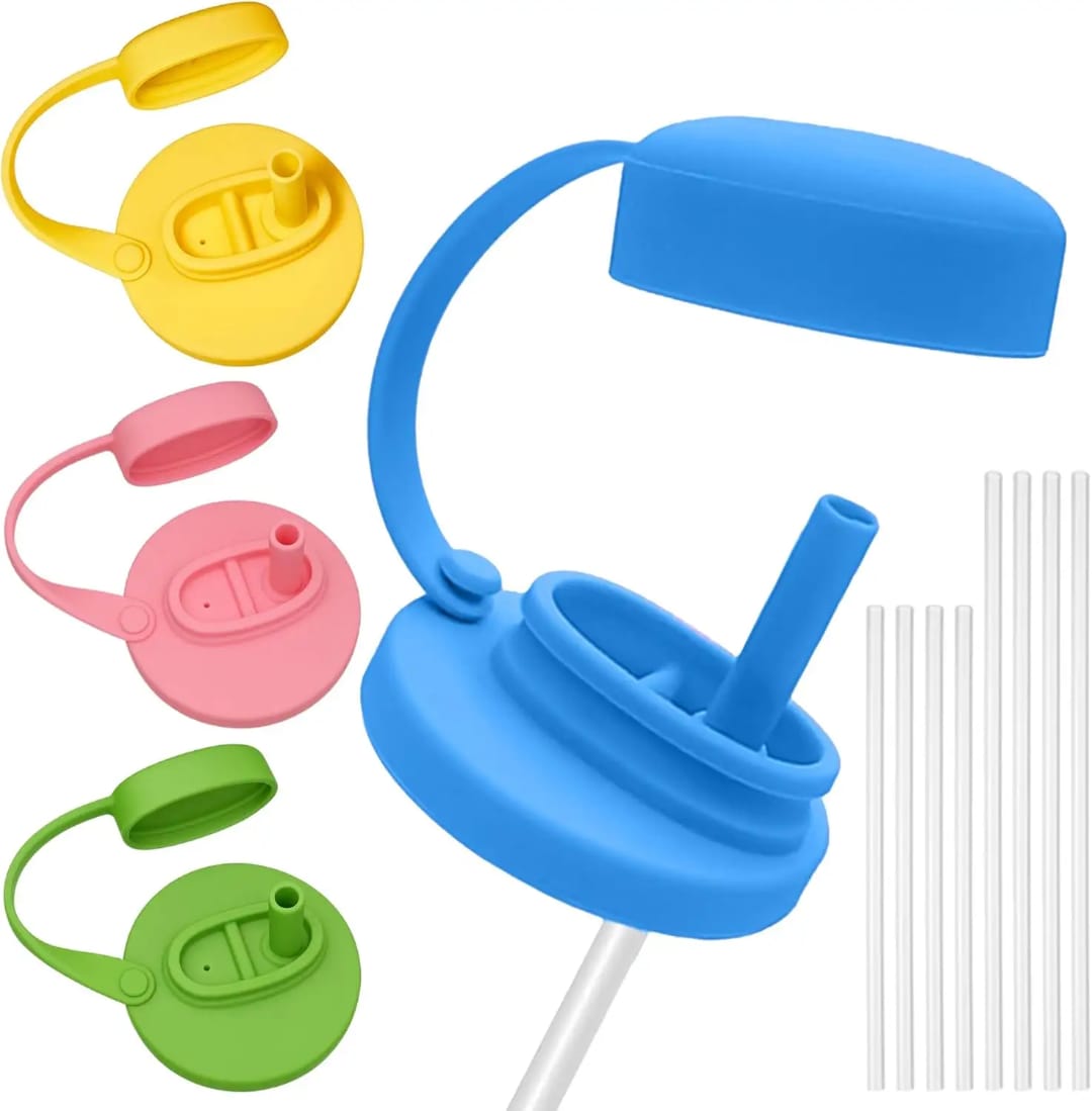 Silicone Straw Cover Cap / Penutup Sedotan Silikon